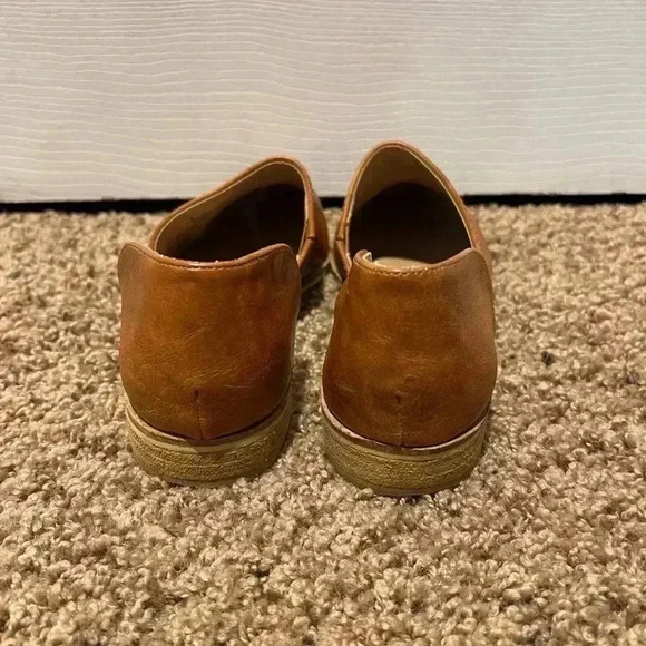Catherine Malandrino Alaney D'Orsay Vegan Flat Brown Size 6 - Picture 4 of 7